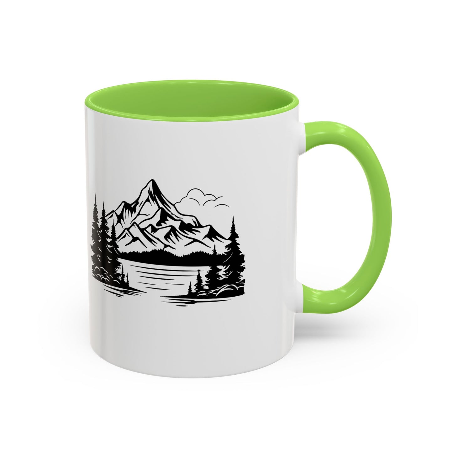 Mountain View Coffee Mug, Inspirational Nature Cup, Outdoor Lover Gift, Adventure Lover's Drinkware, Travel Mug