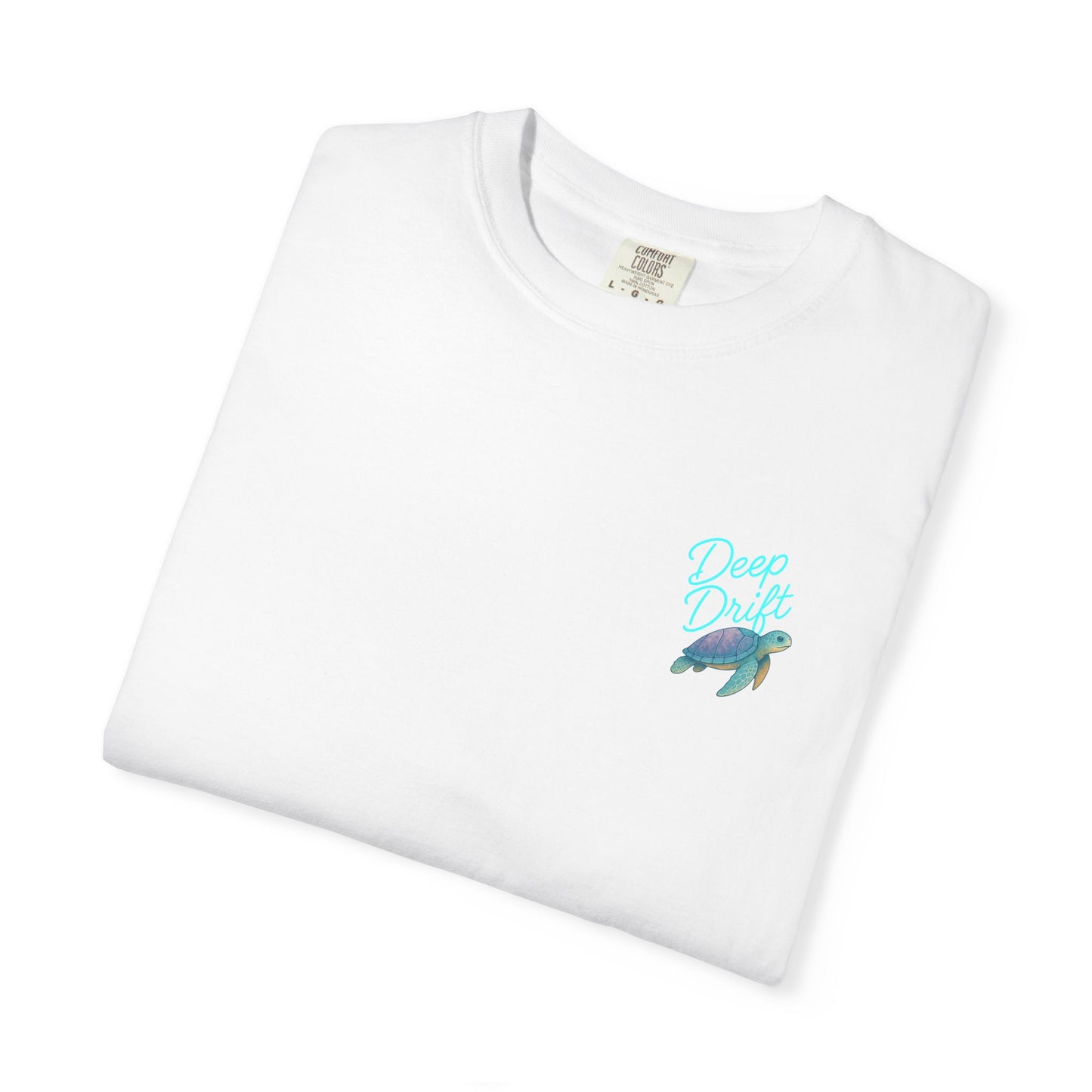 Turtle Deep Drift T-shirt, Hooked Horizon Co, Angler Gifts