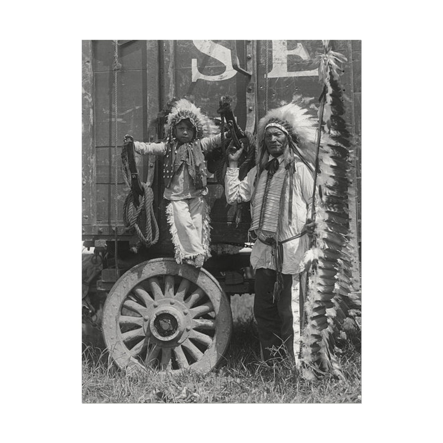 Small Hamds Big Spirit – Western Textured Watercolor Matte Posters