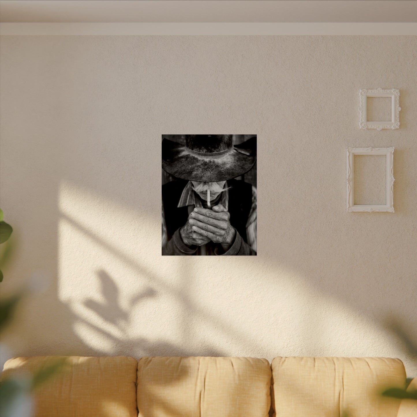 One More Draw – Western Textured Watercolor Matte Posters