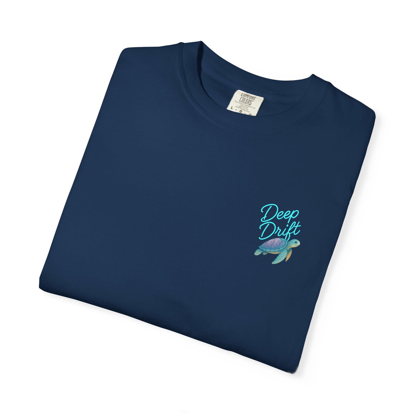 Turtle Deep Drift T-shirt, Hooked Horizon Co, Angler Gifts