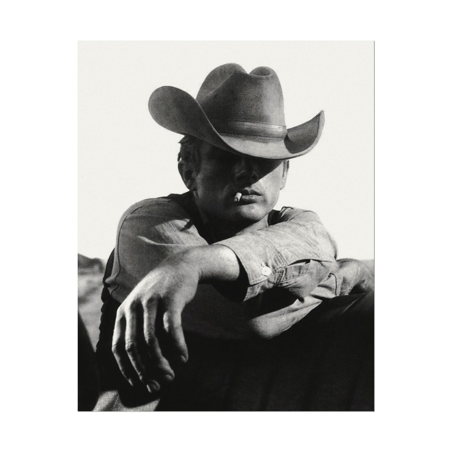 Sage & Smoke – Western Textured Watercolor Matte Posters