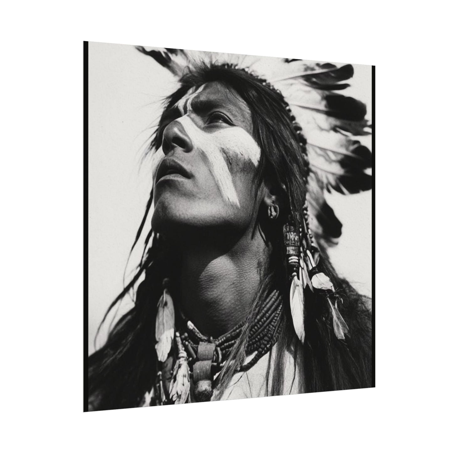 He Who Remembers – Western Textured Watercolor Matte Posters