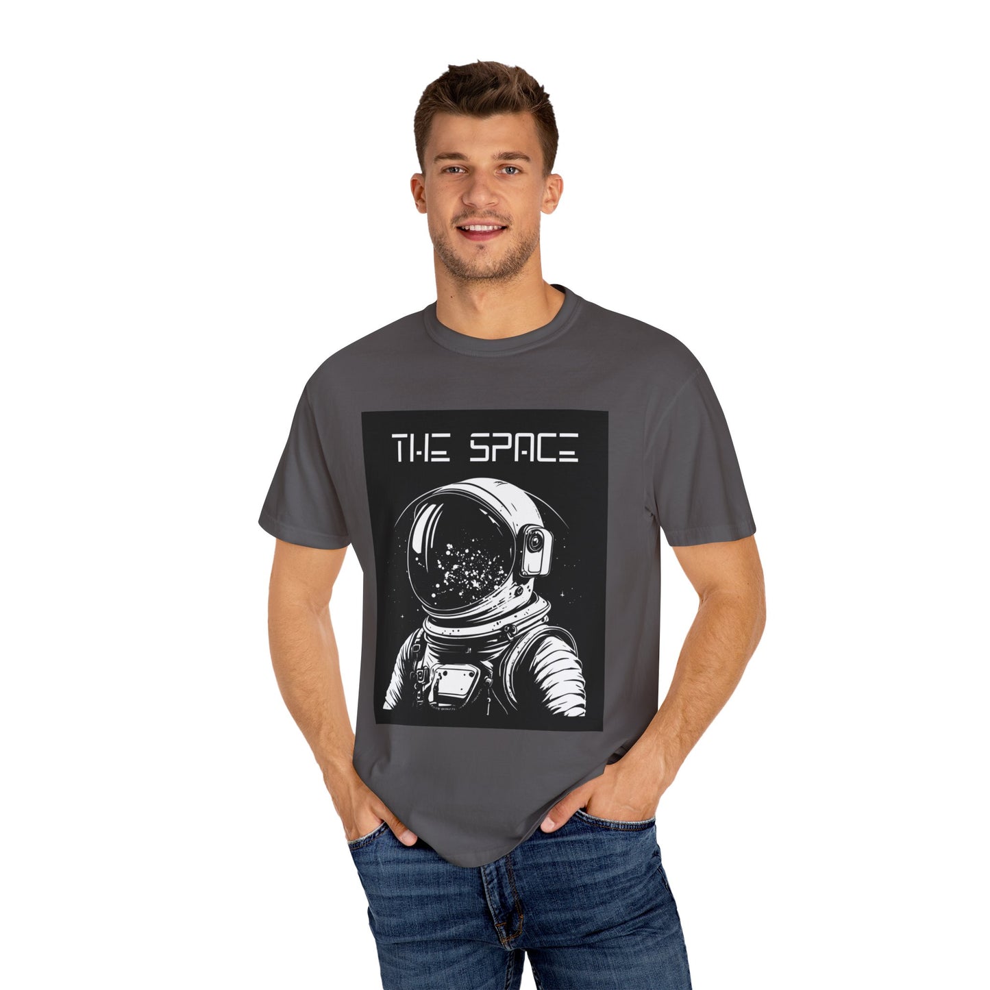 Astronaut Graphic T-Shirt, Space Lover Tee, Unisex Casual Wear, Gift for Astronomy Enthusiasts, Cool Space Art Shirt