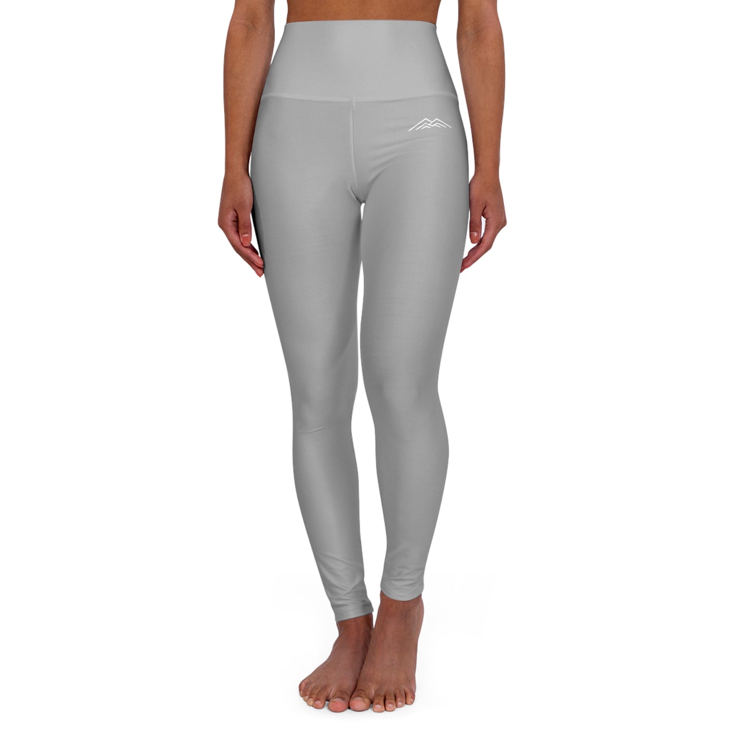 Light Gray Adventure Awaits High Waisted Yoga Leggings - Purple, Comfortable Activewear, Fitness Pants, Ideal for Gym, Yoga, and Weekend Brunch