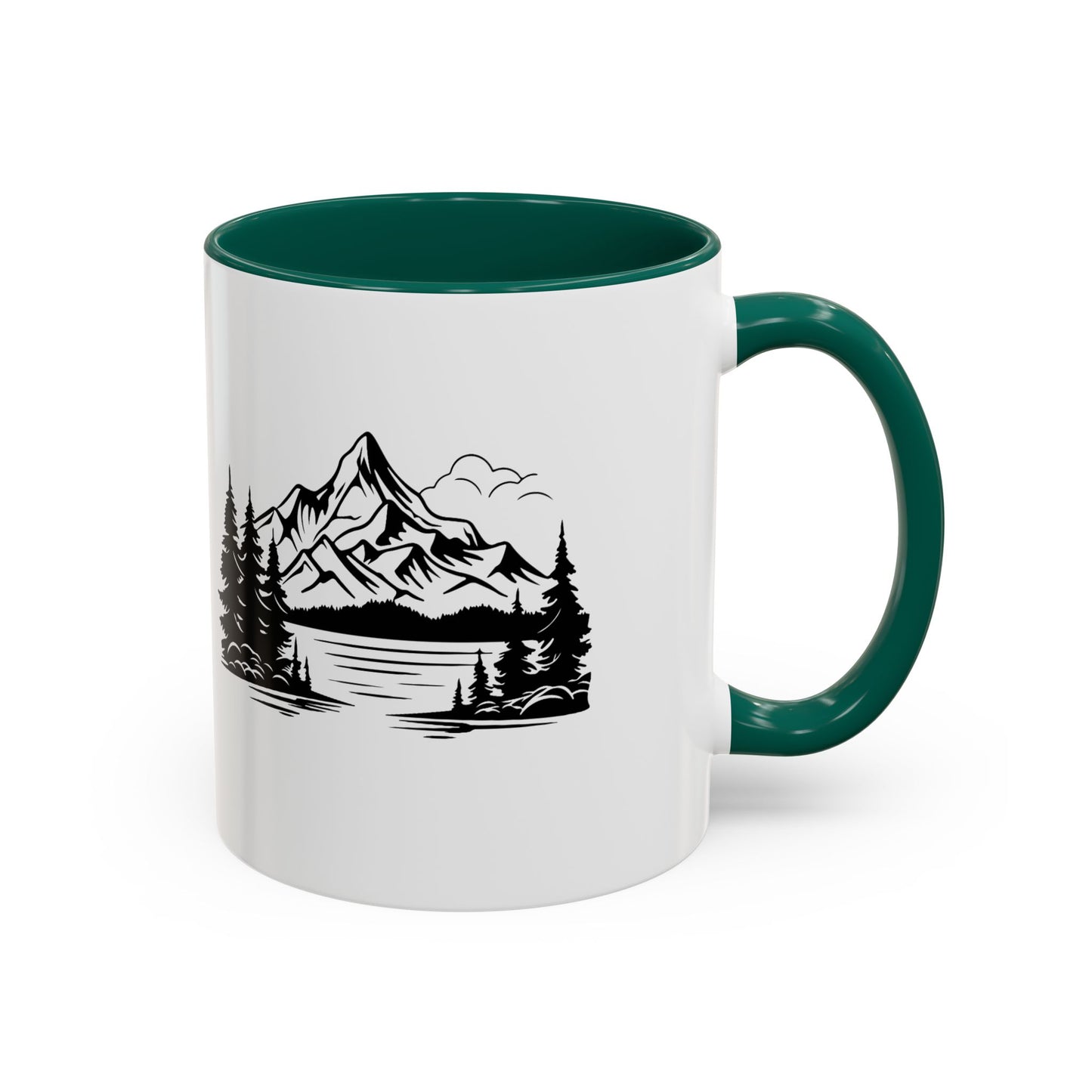 Mountain View Coffee Mug, Inspirational Nature Cup, Outdoor Lover Gift, Adventure Lover's Drinkware, Travel Mug