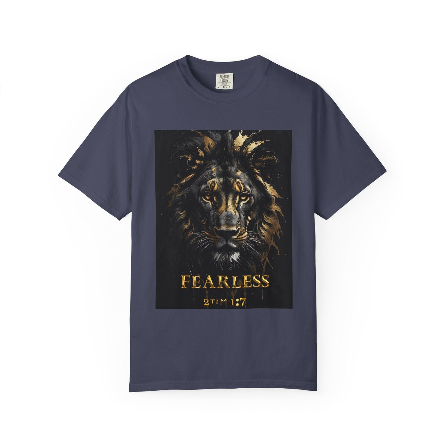 Fearless Lion Graphic T-Shirt, Inspirational Tee, Unisex Apparel, Gift for Animal Lovers, Motivational Shirt, Perfect for Everyday Wear