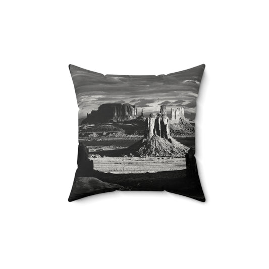 2 In 1 Desert Landscapes Faux Suede Pillow, Cozy Home Decor, Motivational Cushion, Bohemian Bedroom Accessory, Unique Gift Idea