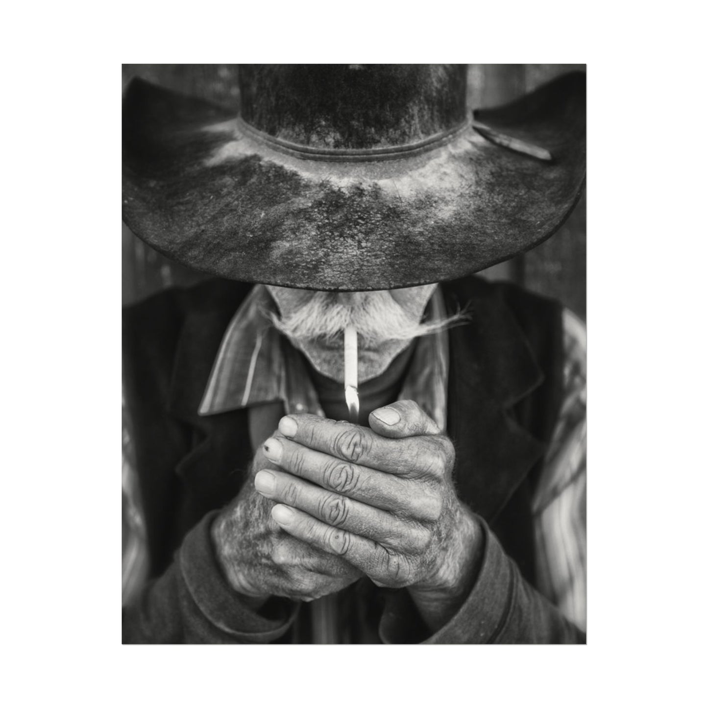 One More Draw – Western Textured Watercolor Matte Posters