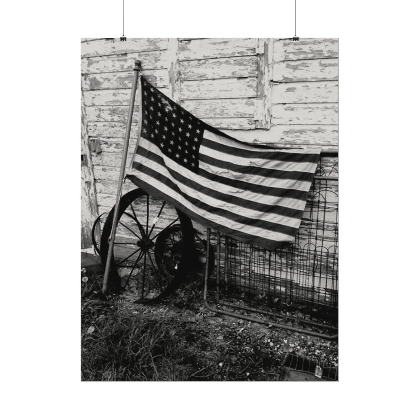 American Grit – Western Textured Watercolor Matte Posters