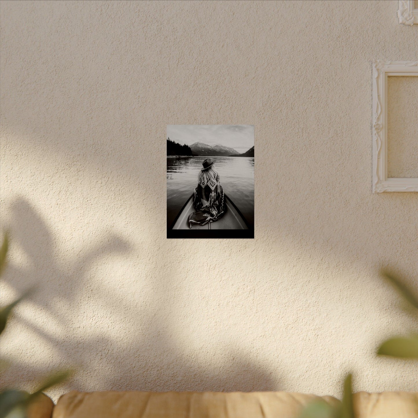 He Leads Me Beside Still Waters – Western Textured Watercolor Matte Posters