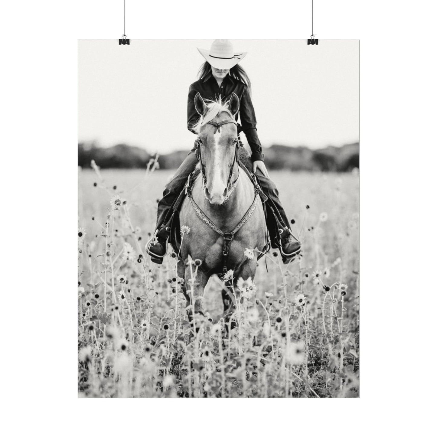 Summer Fields – Western Textured Watercolor Matte Posters