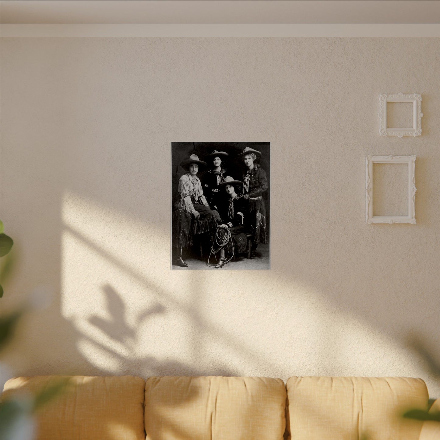 Daughters Of The Frontier – Western Textured Watercolor Matte Posters