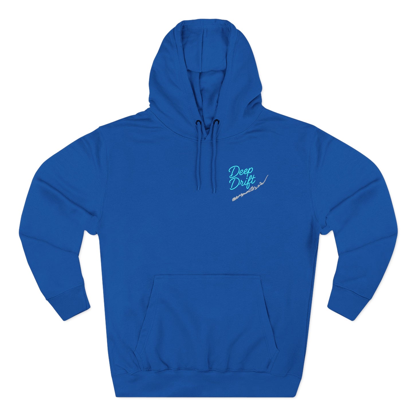 Retro Deep Drift Neon Mahi Fishing Hoodie – "Chase the Horizon, Hook the Legend" Graphic