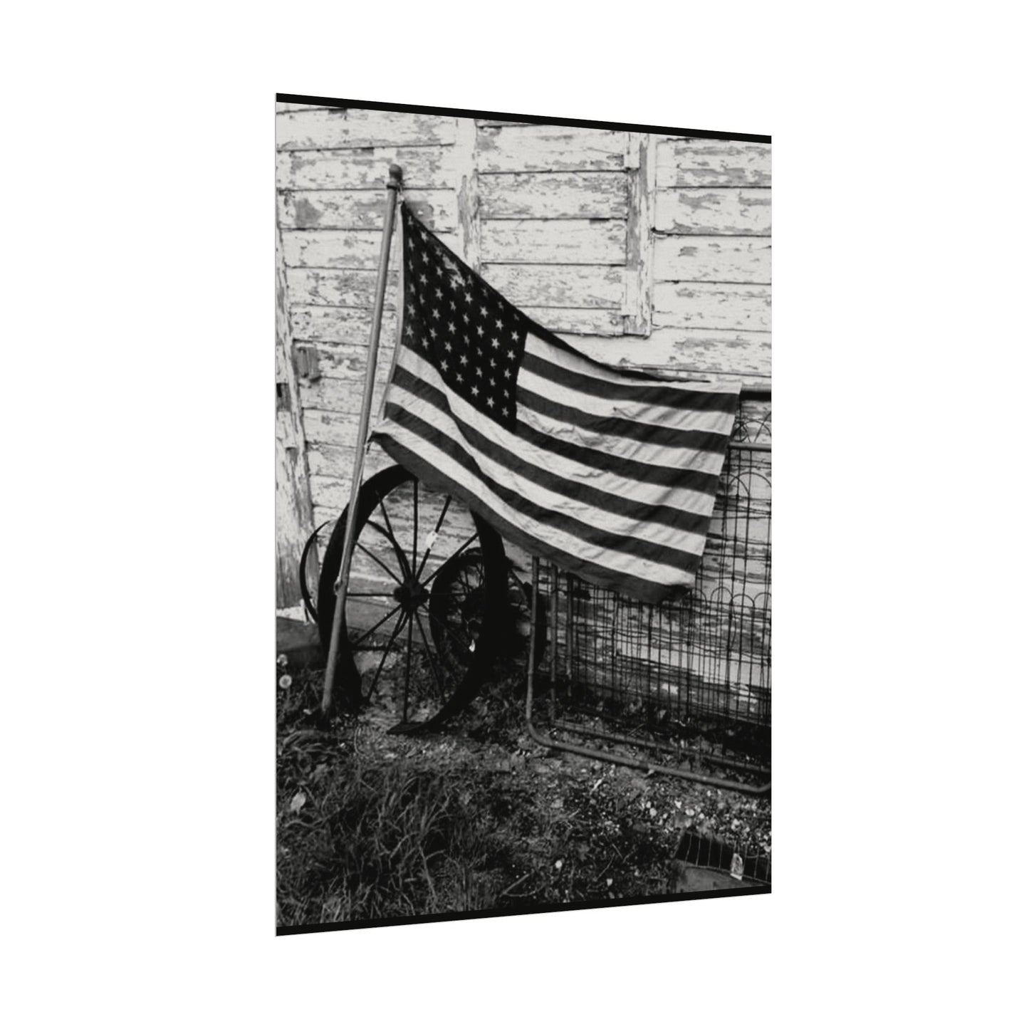 American Grit – Western Textured Watercolor Matte Posters