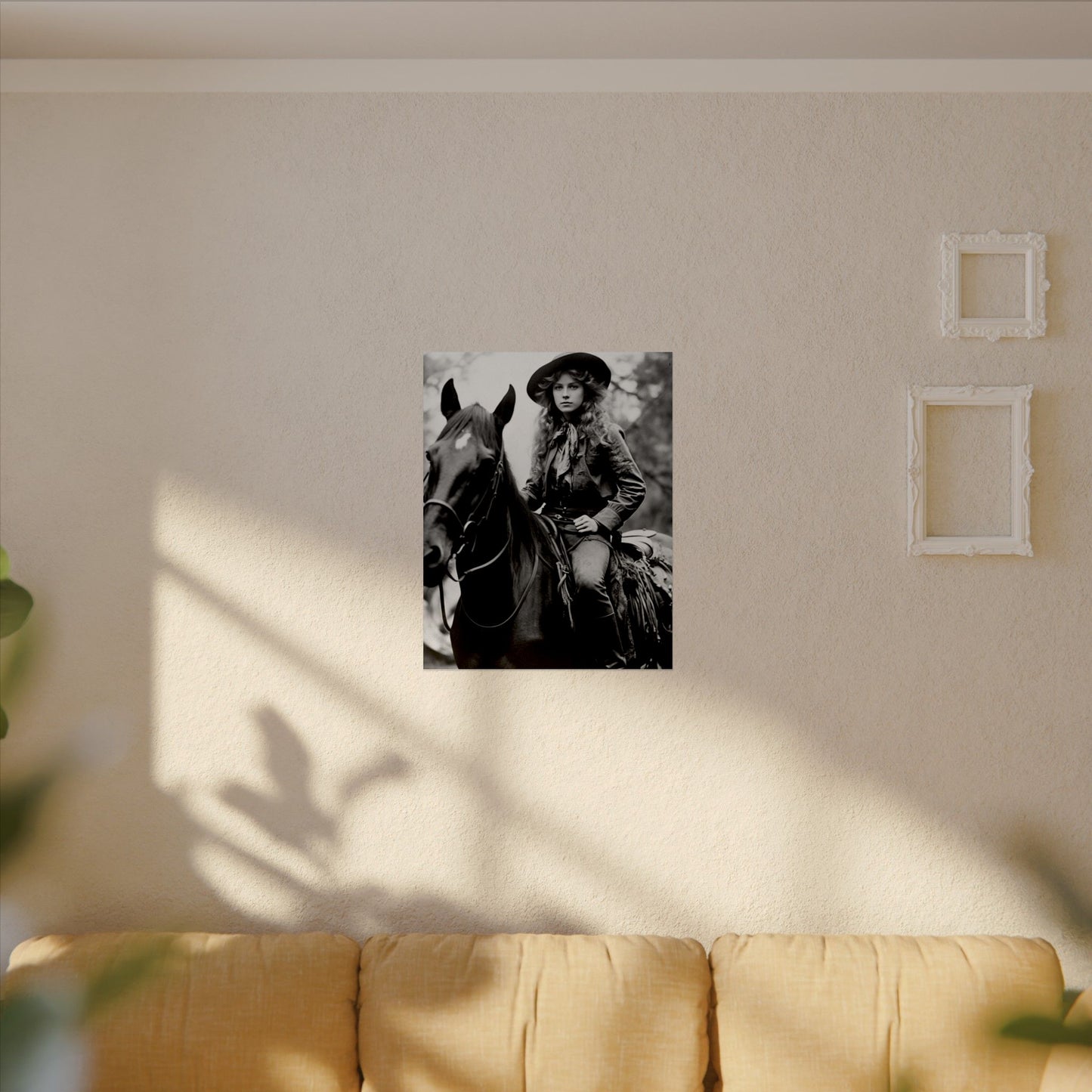 Legacy In Leather & Stone– Western Textured Watercolor Matte Posters