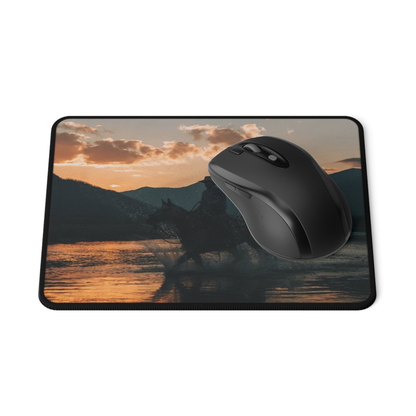 Pale Rider Non-Slip Gaming Mouse Pad, Computer Accessories, Gamer Gift, Desk Decor, Unique Mouse Mat, Animal Lover Gift