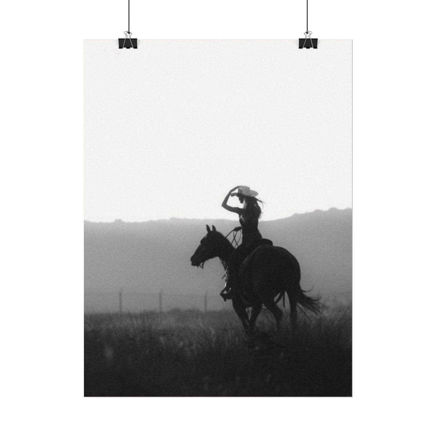 Timeless Beauty – Western Textured Watercolor Matte Posters