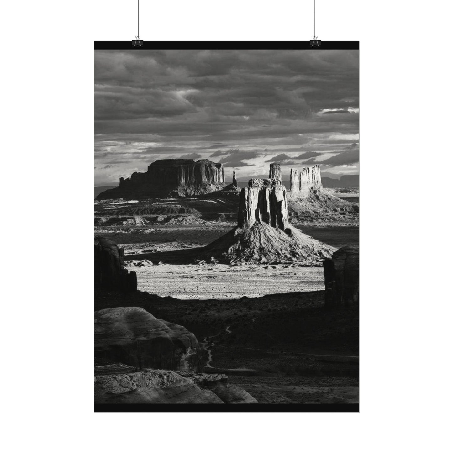 Vast Wonderland – Western Textured Watercolor Matte Posters