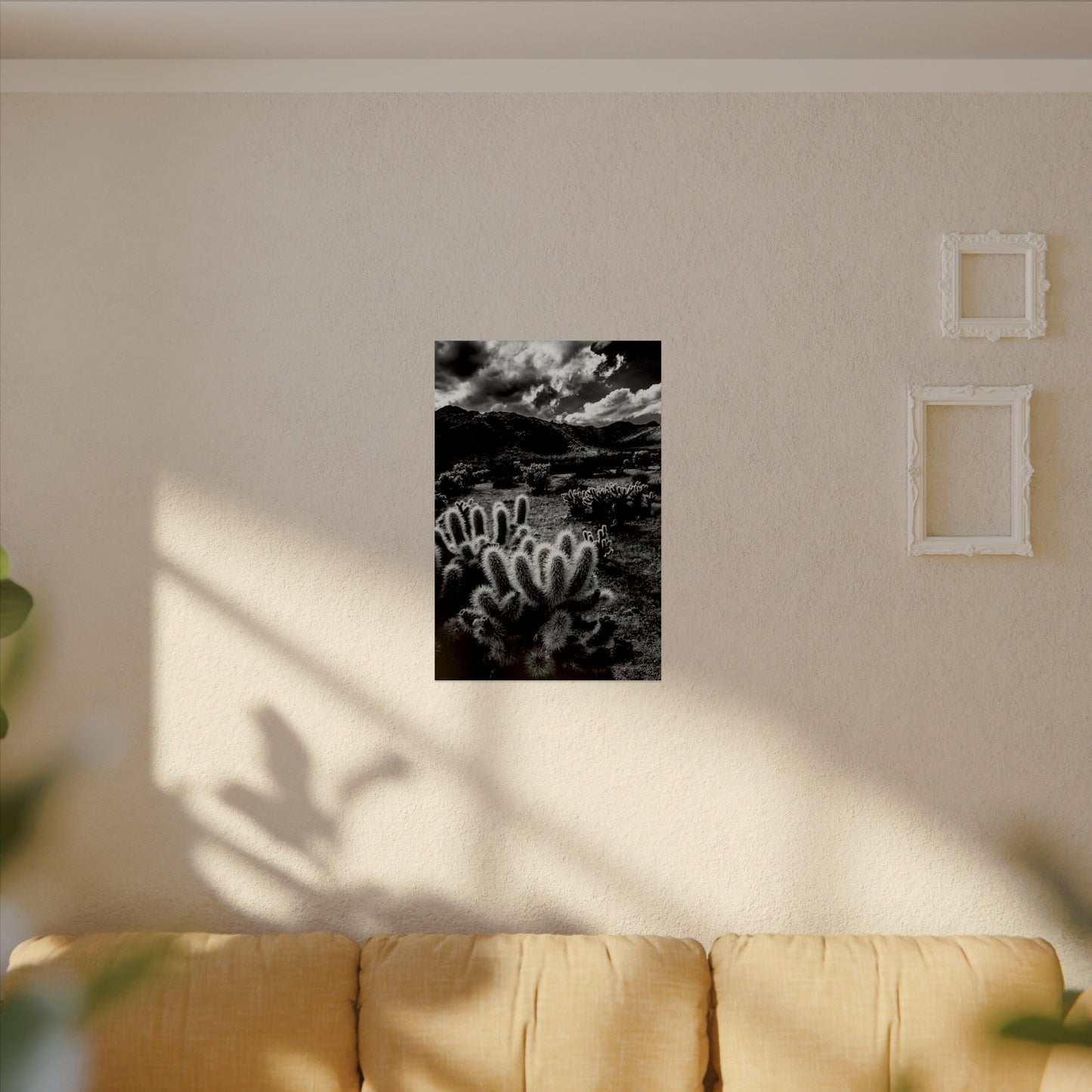 Western Desert Textured Watercolor Matte Posters