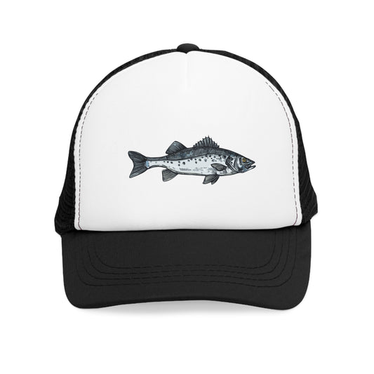 Fish, Retro Trucker Hat, Angler Gifts , Outdoor Accessory, Beer Lover Gift, Summer BBQ Essential