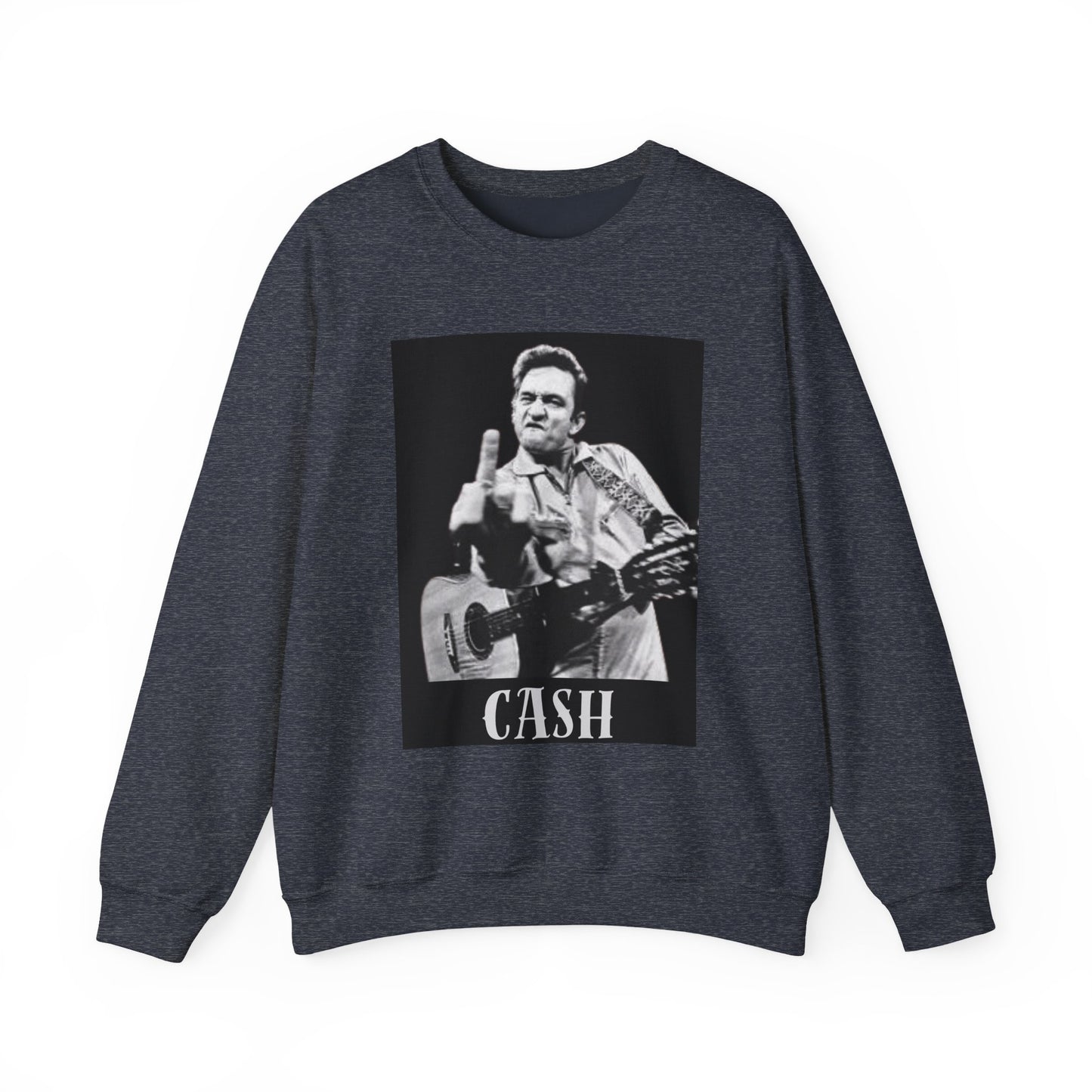 Vintage Cash Crewneck Sweatshirt | Retro Music Apparel, Rock Lover Gift, Unisex Cozy Top, Perfect for Concerts