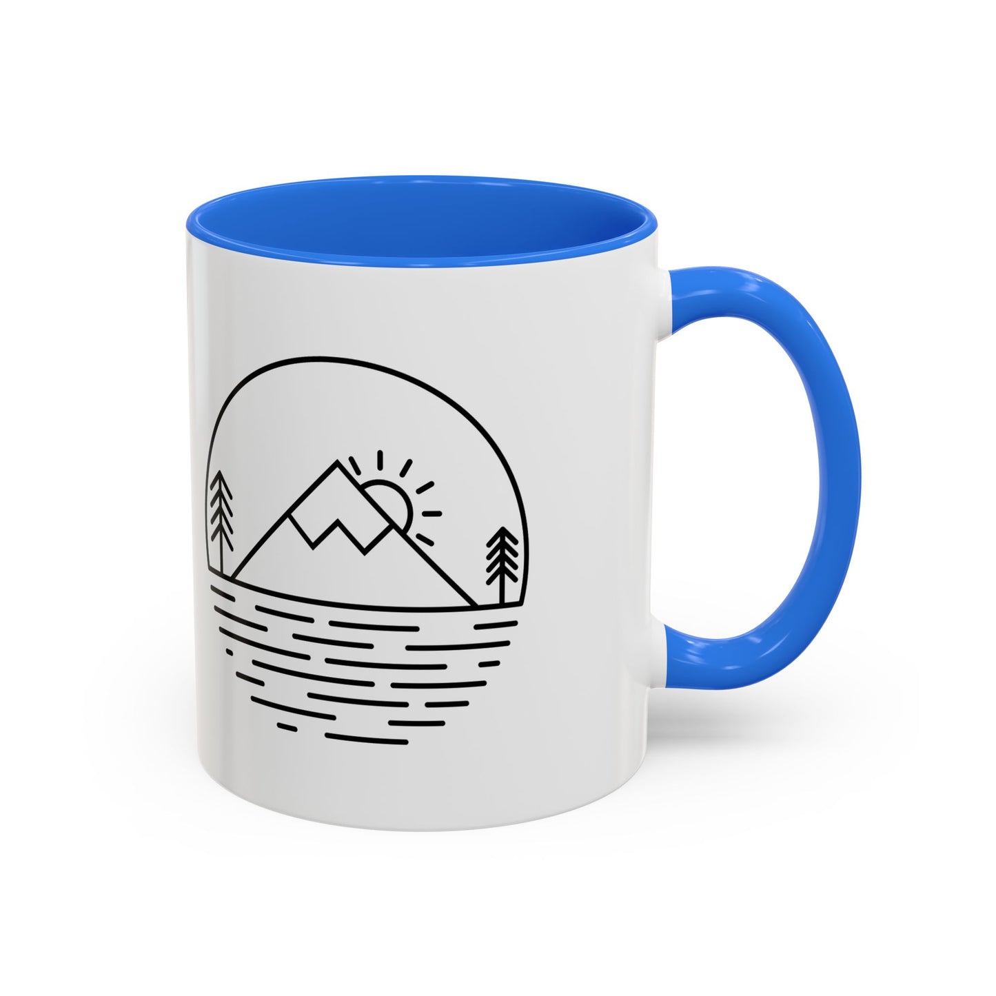 Nature-Inspired Colorful Mug, Perfect Gift for Nature Lovers, Coffee Mug for Outdoor Enthusiasts, Travel Souvenir, Adventure Coffee Cup