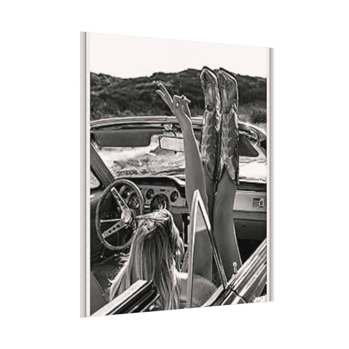 Wild At Heart – Western Textured Watercolor Matte Posters