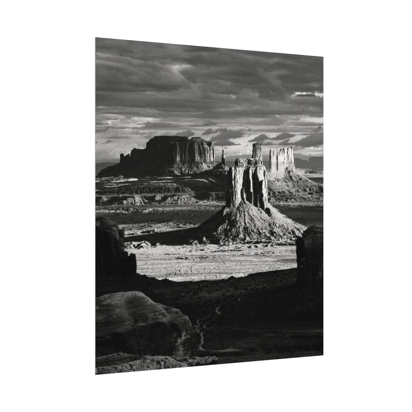 Vast Wonderland – Western Textured Watercolor Matte Posters