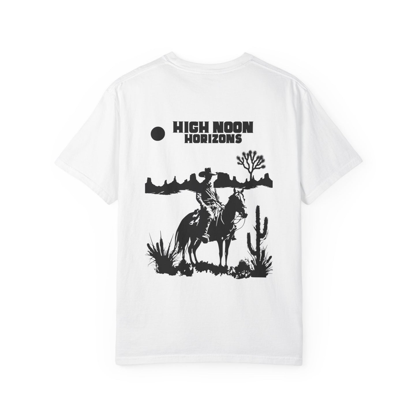 High Noon Horizons Mountain T-Shirt - Western Gift, Nature Lover Tee, Unisex Cotton Shirt