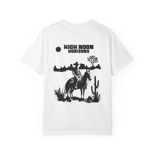 High Noon Horizons Mountain T-Shirt - Western Gift, Nature Lover Tee, Unisex Cotton Shirt