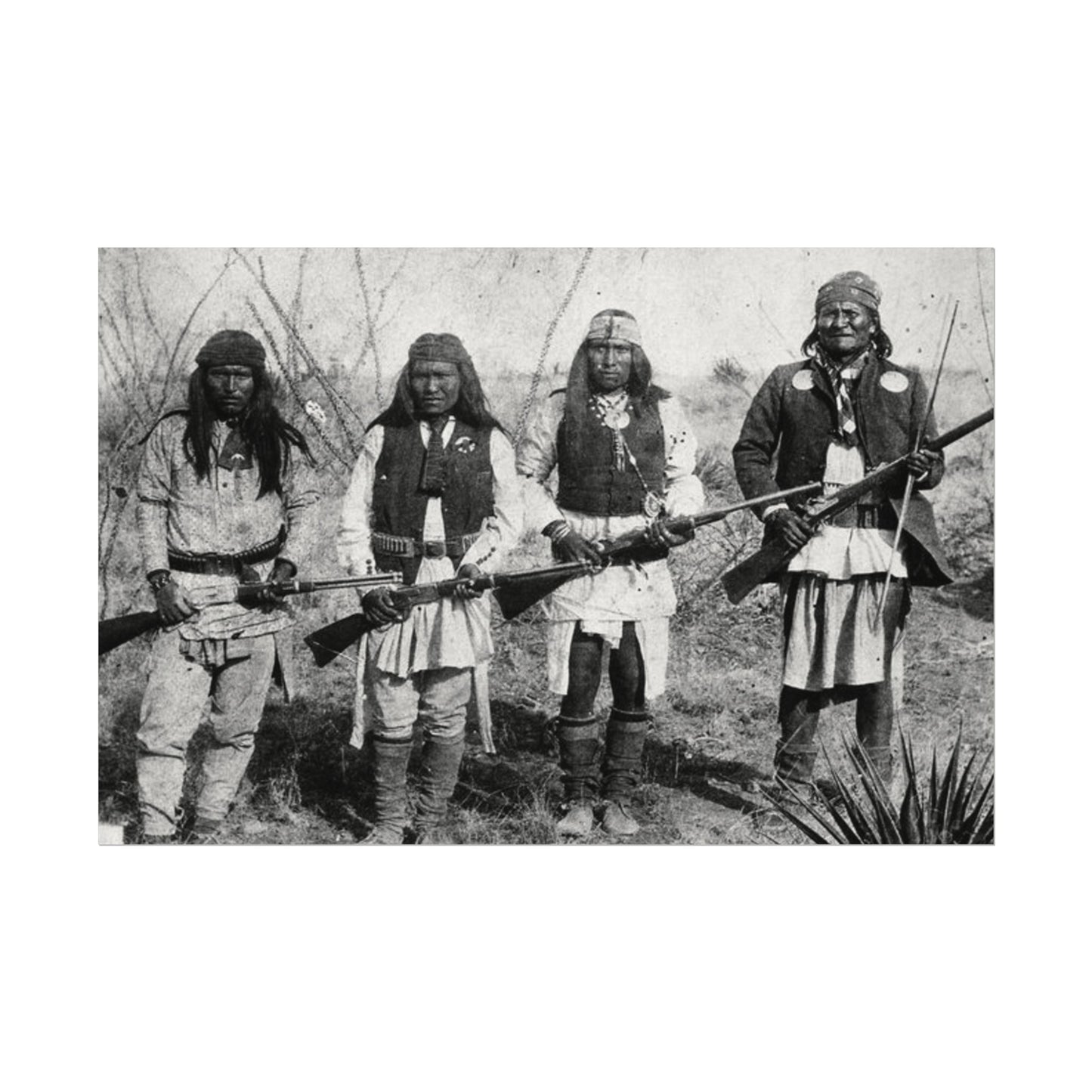 Unspoken Bonds Of Brotherhood– Western Textured Watercolor Matte Posters