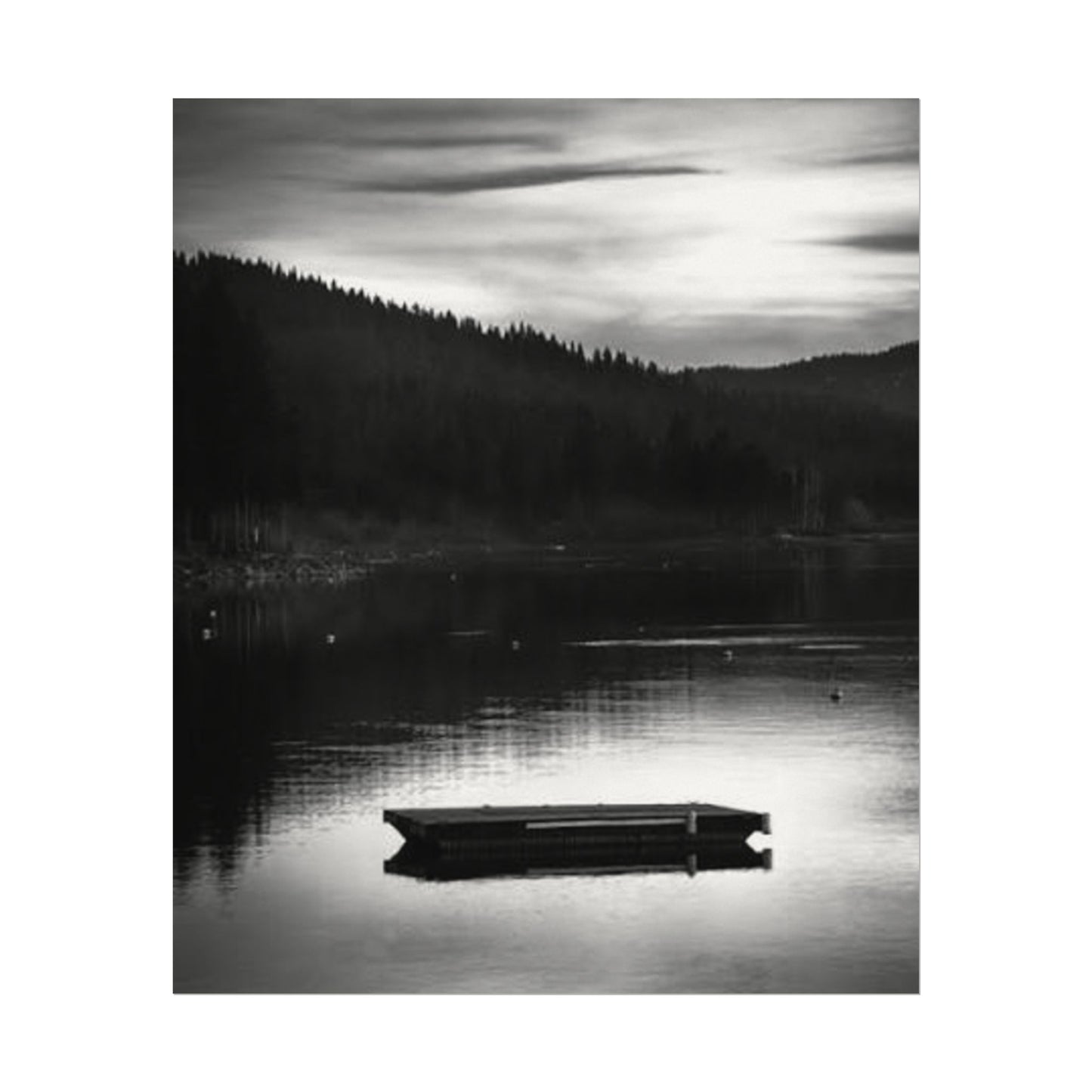 He Leads Me Beside Still Waters – Western Textured Watercolor Matte Posters