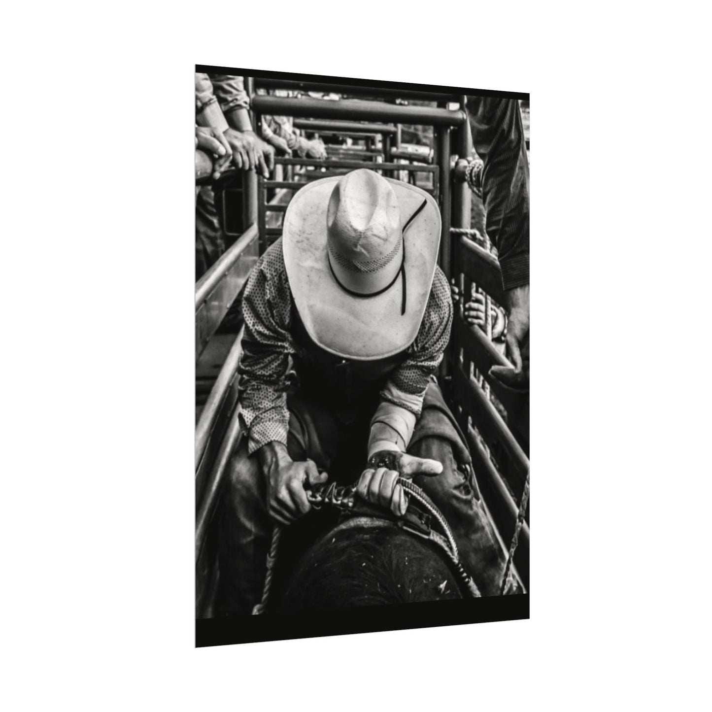 Lock Loaded & In The Chute Textured Watercolor Matte Posters