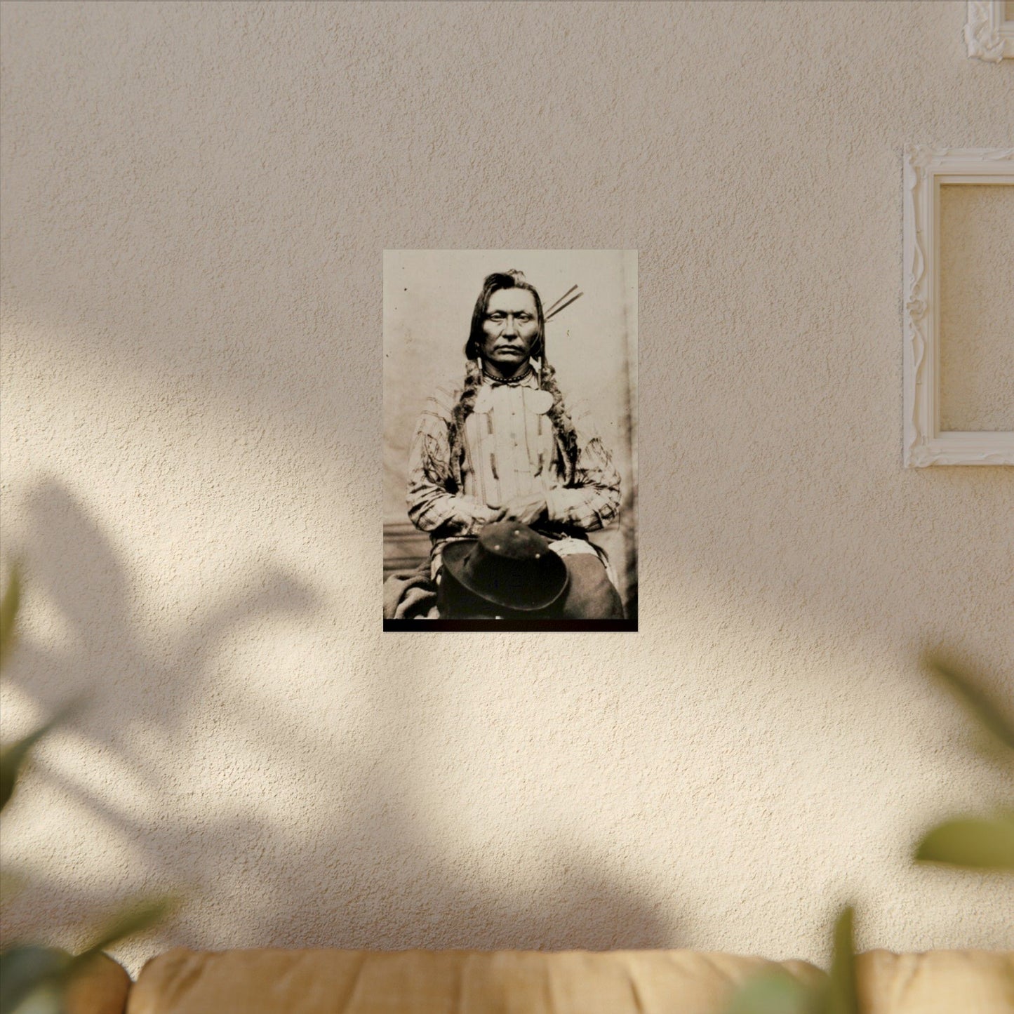 Shadow Warrior – Western Textured Watercolor Matte Posters