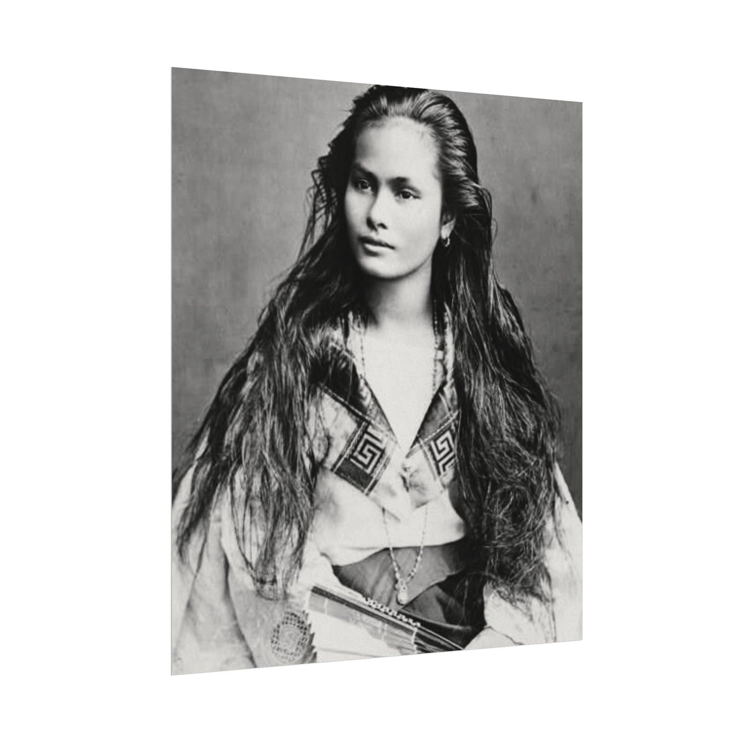 Daughter Of The Nation– Western Textured Watercolor Matte Posters