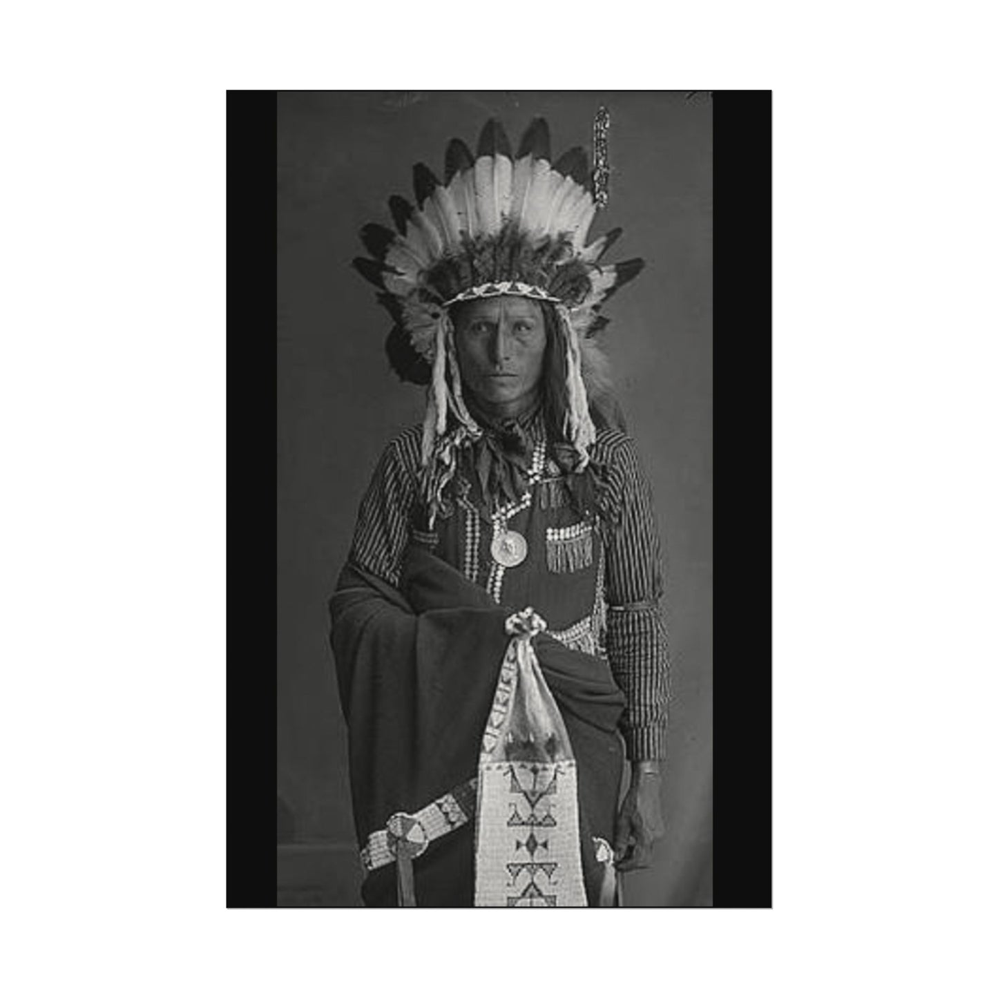 Still As The Wind Remembers – Western Textured Watercolor Matte Posters