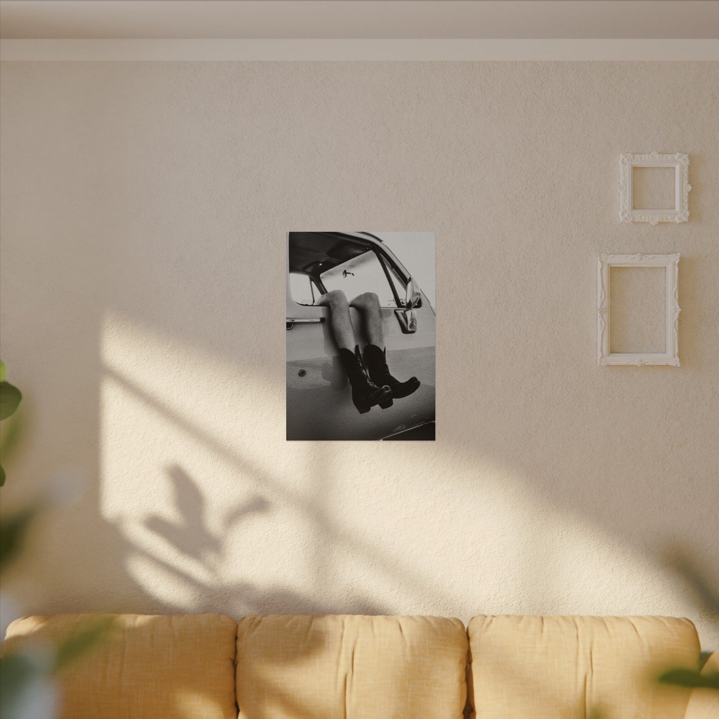 Kick'n Off The Dust— Saddle Up Western Textured Watercolor Matte Posters