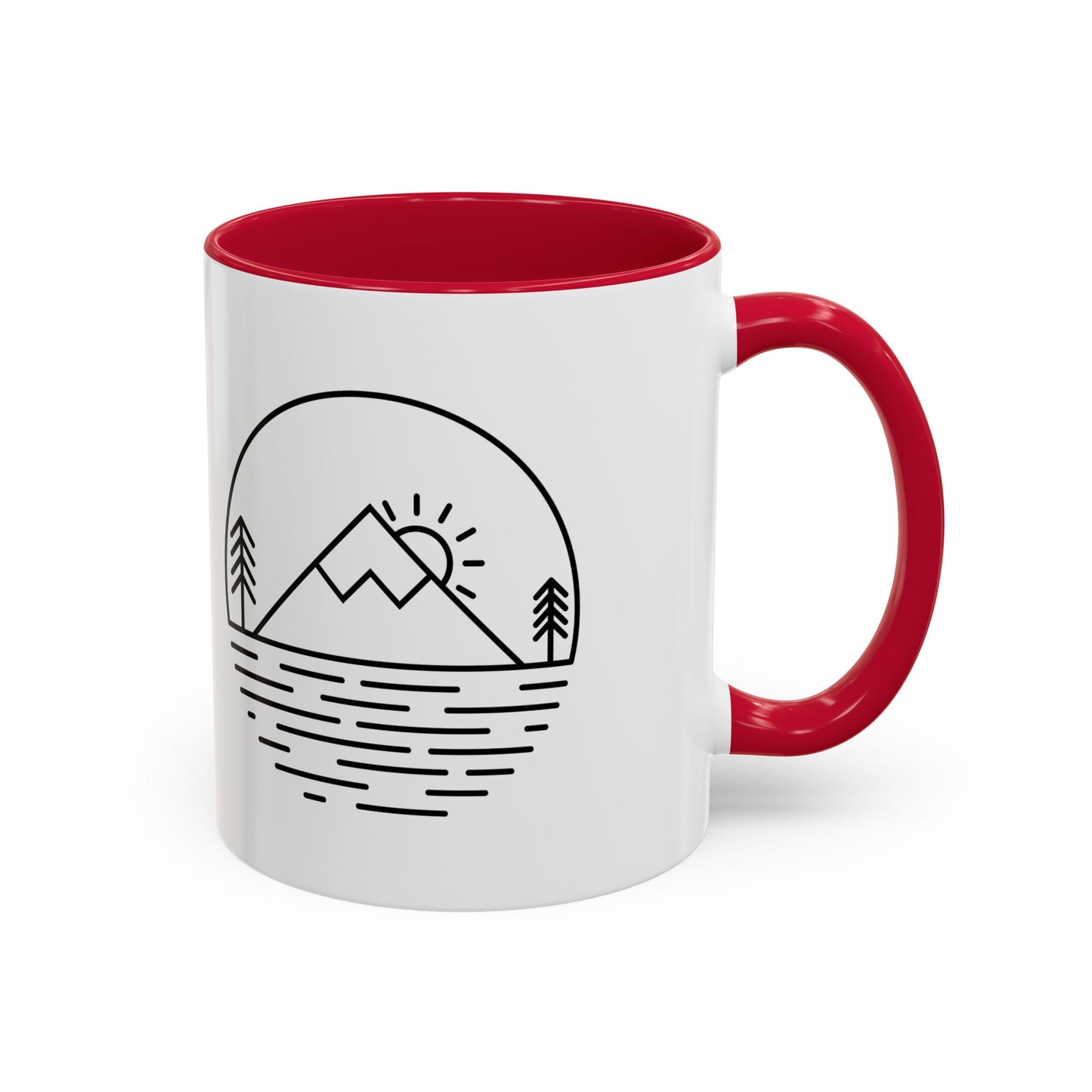Nature-Inspired Colorful Mug, Perfect Gift for Nature Lovers, Coffee Mug for Outdoor Enthusiasts, Travel Souvenir, Adventure Coffee Cup