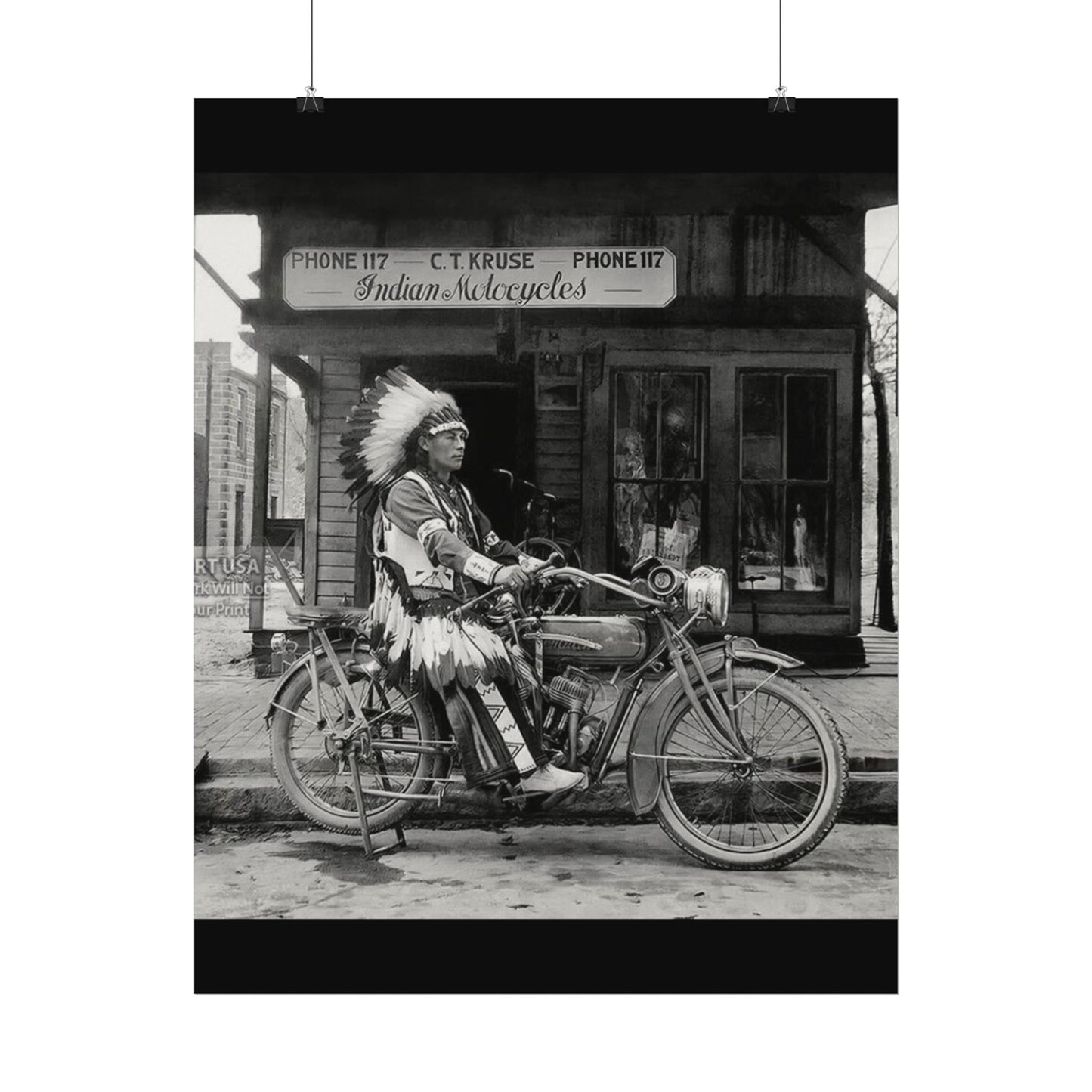 Metal Horse – Western Textured Watercolor Matte Posters