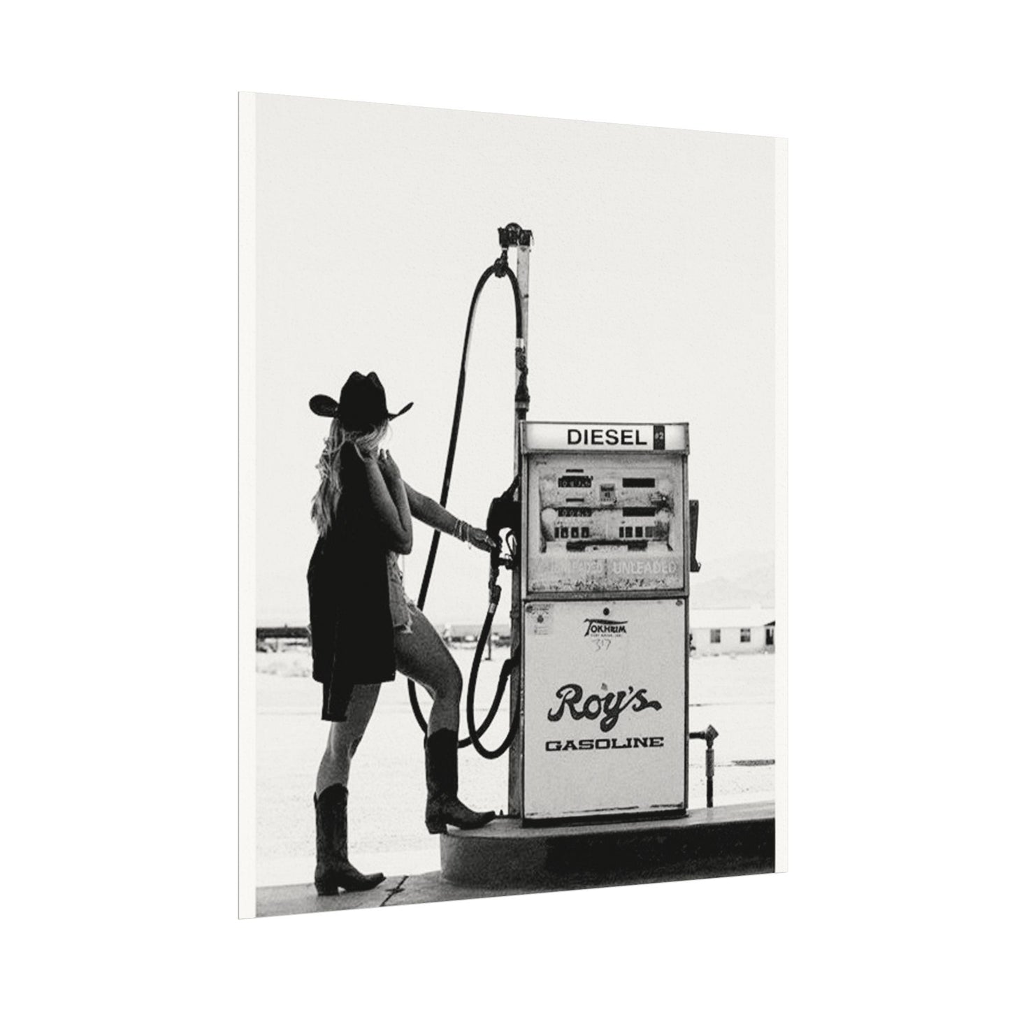 High Noon Fill Up— Western Textured Watercolor Matte Posters
