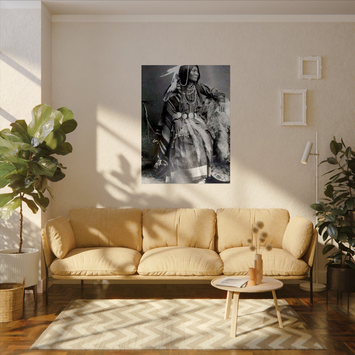 Courage & Strength – Western Textured Watercolor Matte Posters