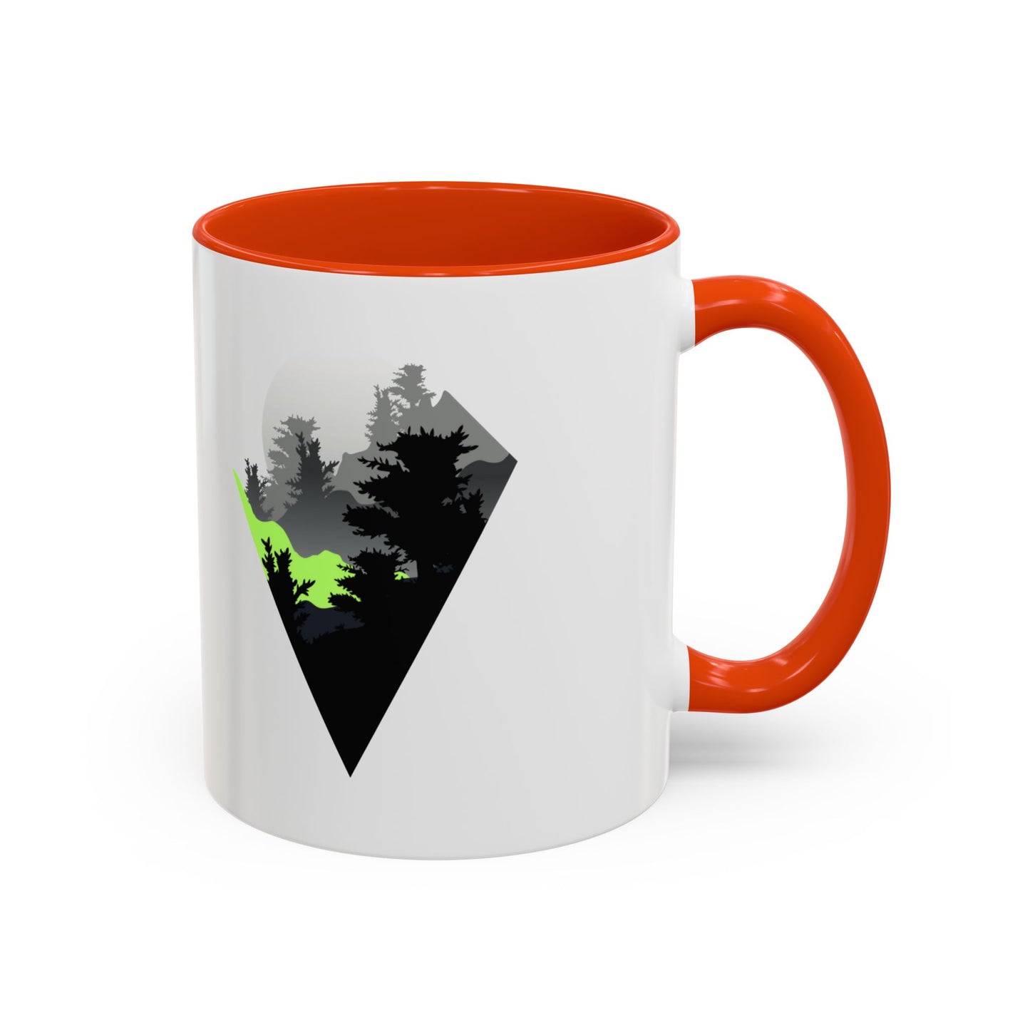 Sleek Forest Mug: Nature-Inspired Coffee Cup, Perfect for Outdoor Lovers, Gift for Nature Enthusiasts, Eco-Friendly Present