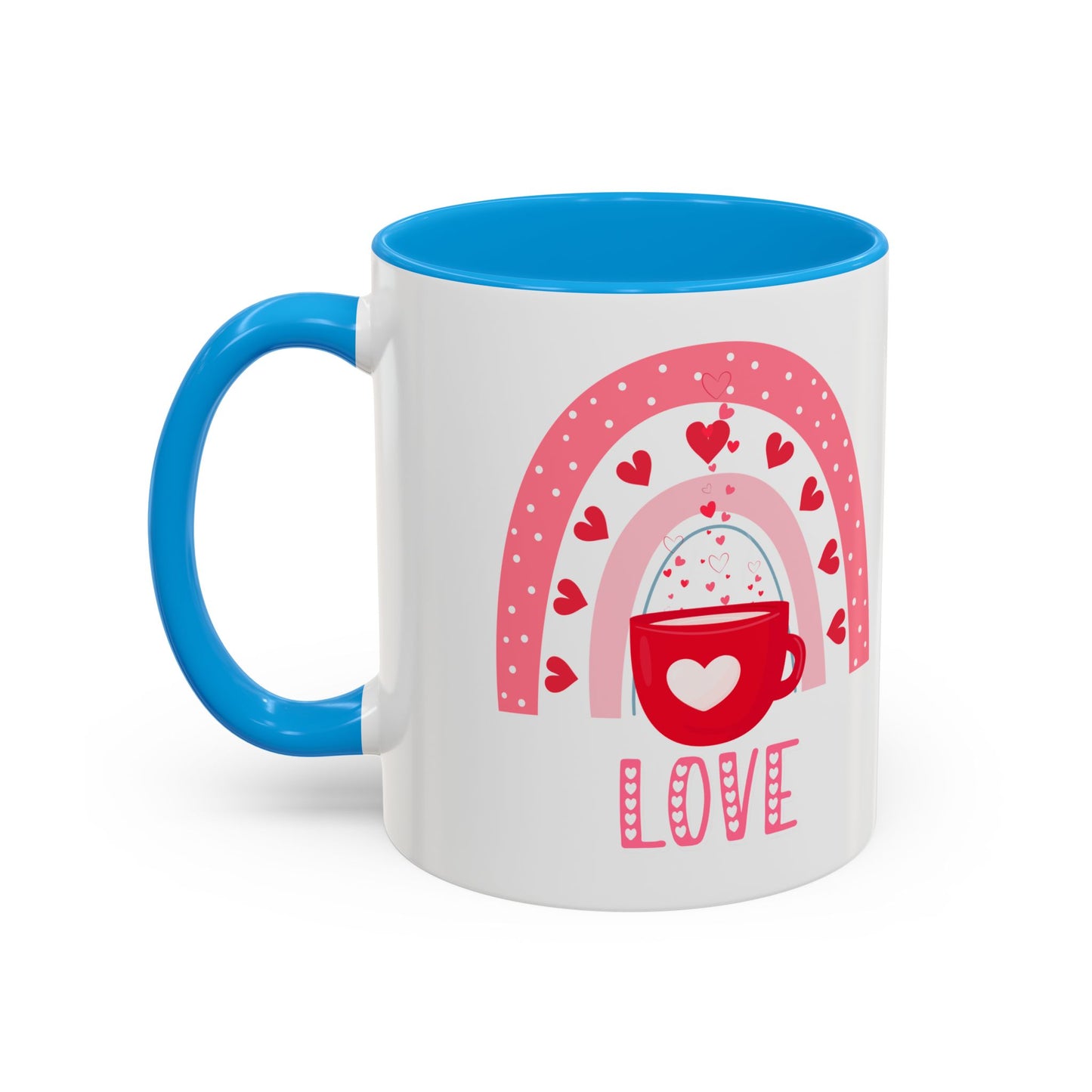 Rainbow Love Mug - Perfect for Valentine's Day, Couples, Self-Care, Gift for Her, Coffee Lovers