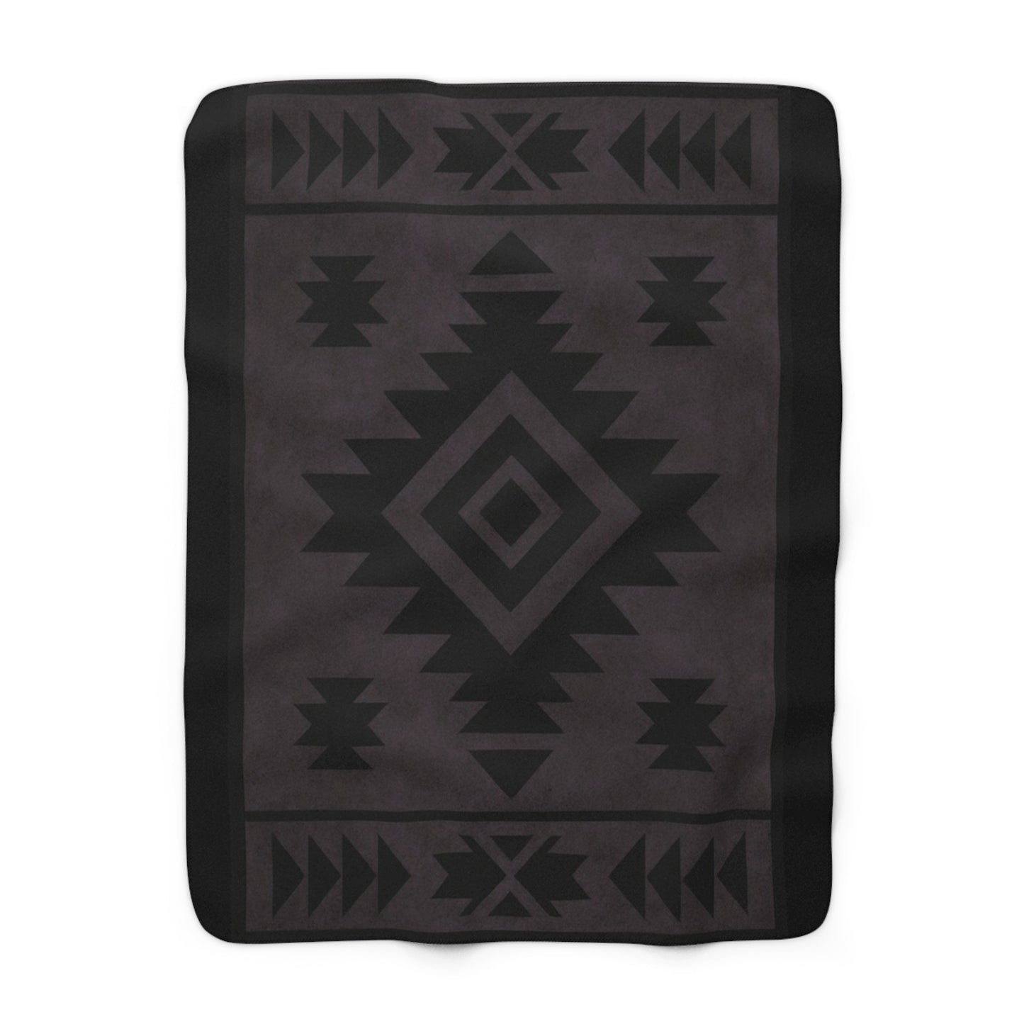 Callie Sherpa Fleece Blanket - Modern Tribal Design, Perfect for Home Decor, Gift for Him/Her, Winter Warmth, Beach Blanket