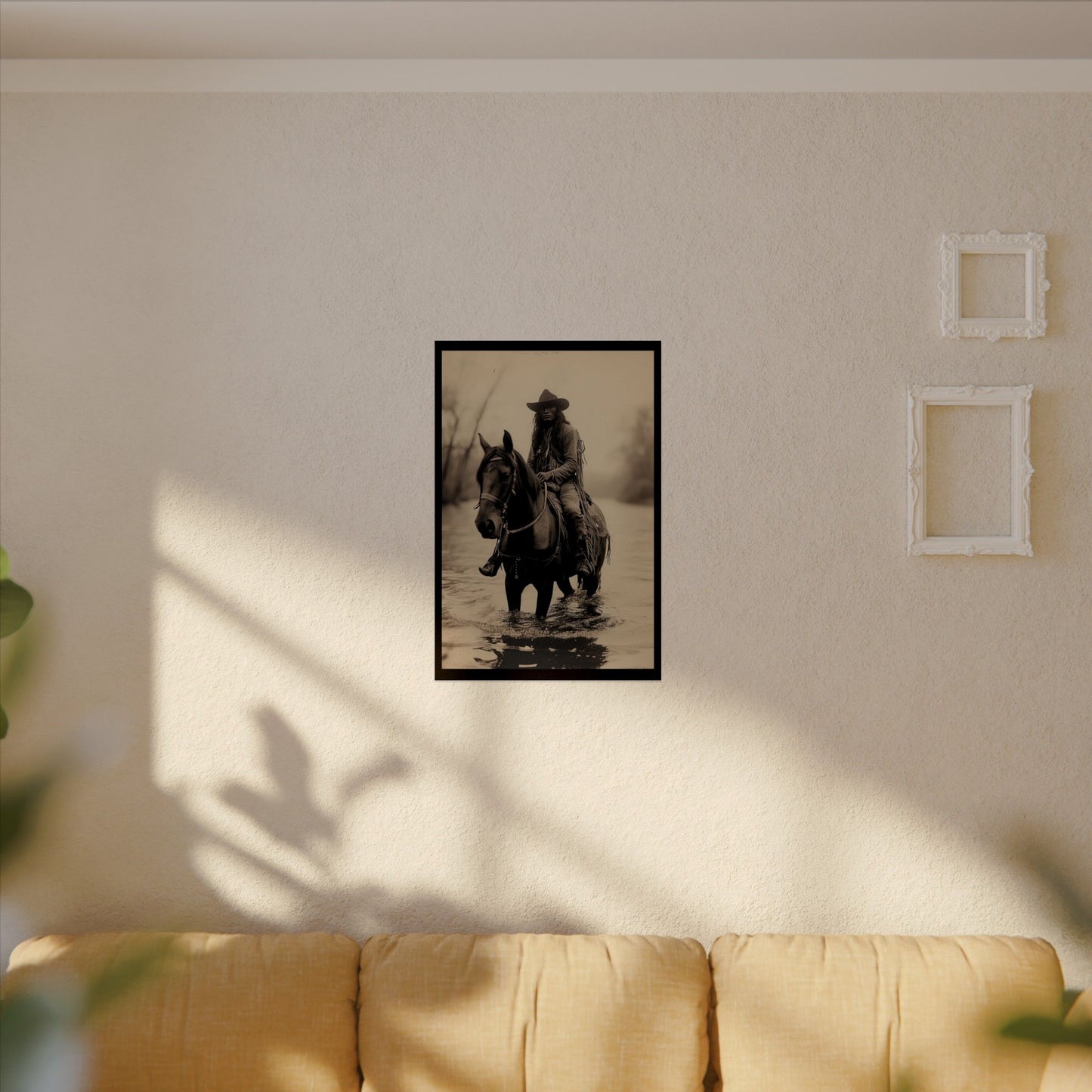 Ripples In Time – Western Textured Watercolor Matte Posters