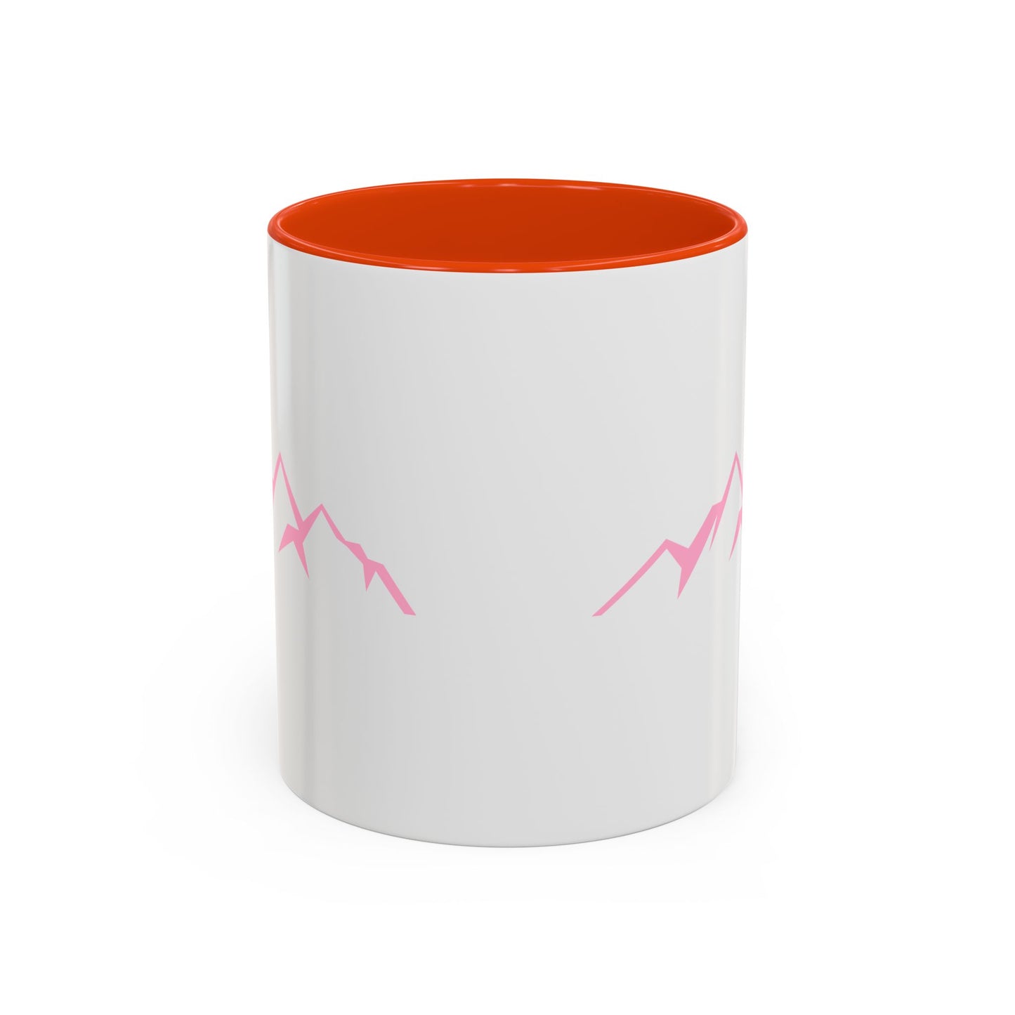 Mountain Vibes Mug | Colorful Coffee Mug | Artistic Drinkware | Gift for Nature Lovers | Hiking, Adventure, Pink Mountains