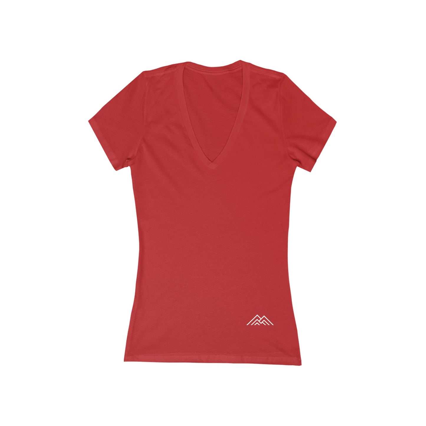 Adventure Awaits Mountain Tee Stylish Deep V-Neck Tee for Women, Casual Wear, Everyday Style, Comfortable Shirt, Summer Fashion, Gift for Her