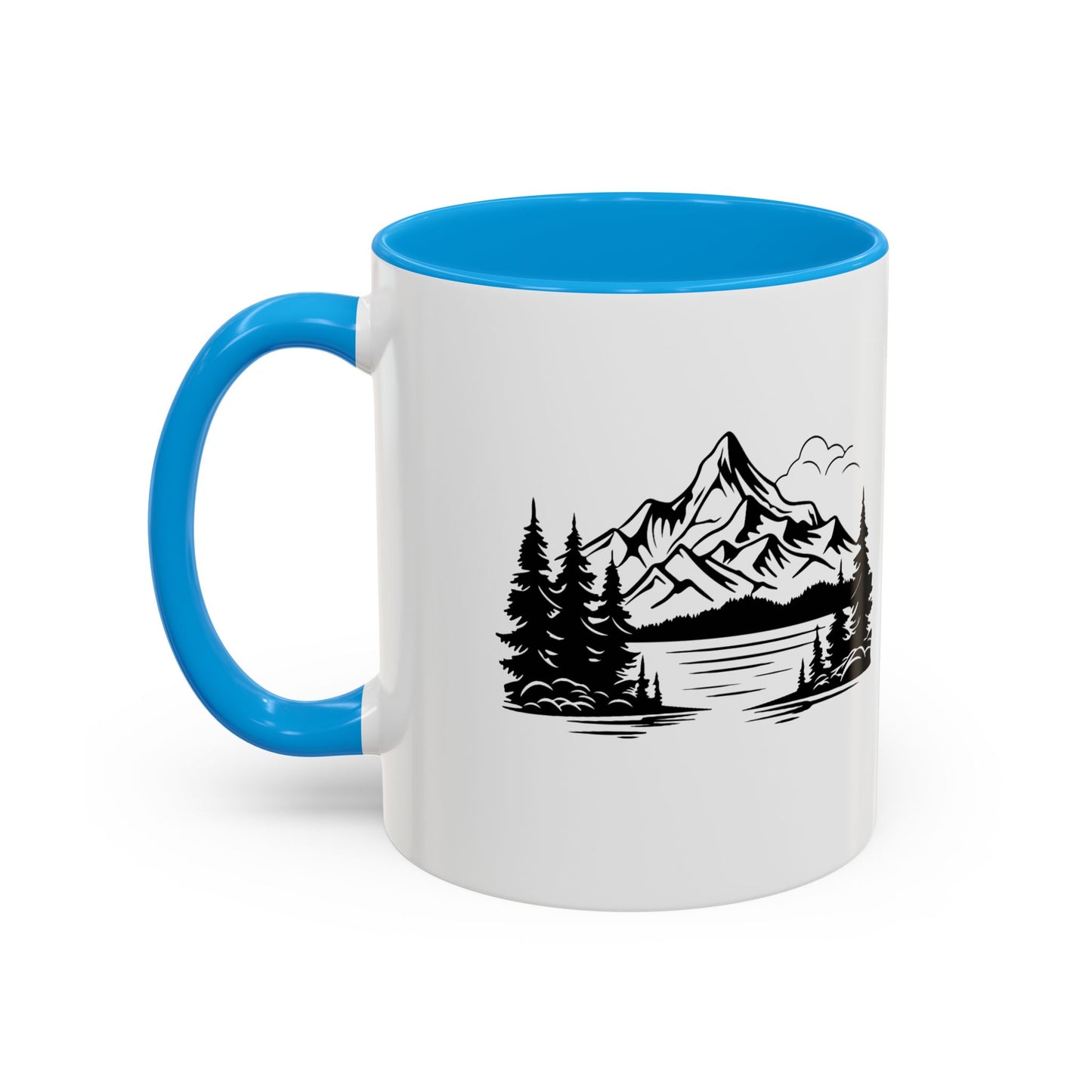 Mountain View Coffee Mug, Inspirational Nature Cup, Outdoor Lover Gift, Adventure Lover's Drinkware, Travel Mug