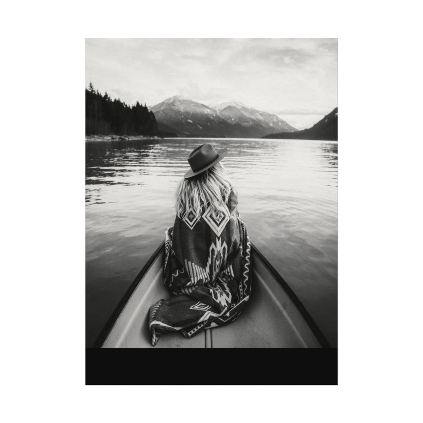 He Leads Me Beside Still Waters – Western Textured Watercolor Matte Posters